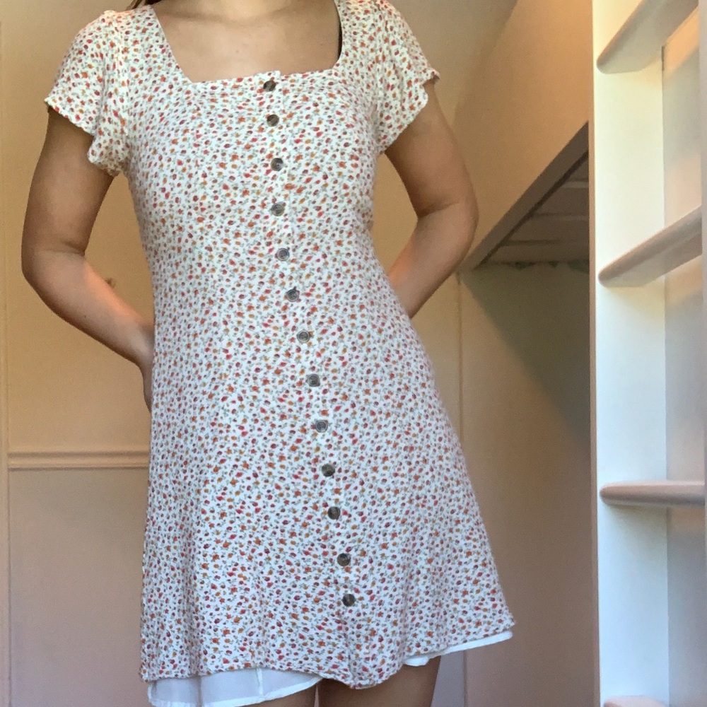 American Eagle Square Neckline Dress